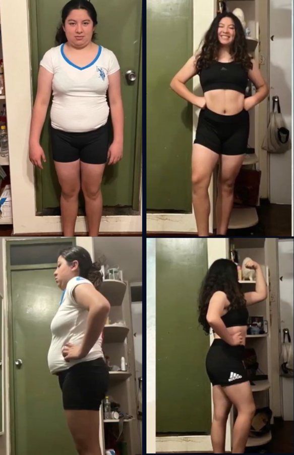 Valeria, antes y después
