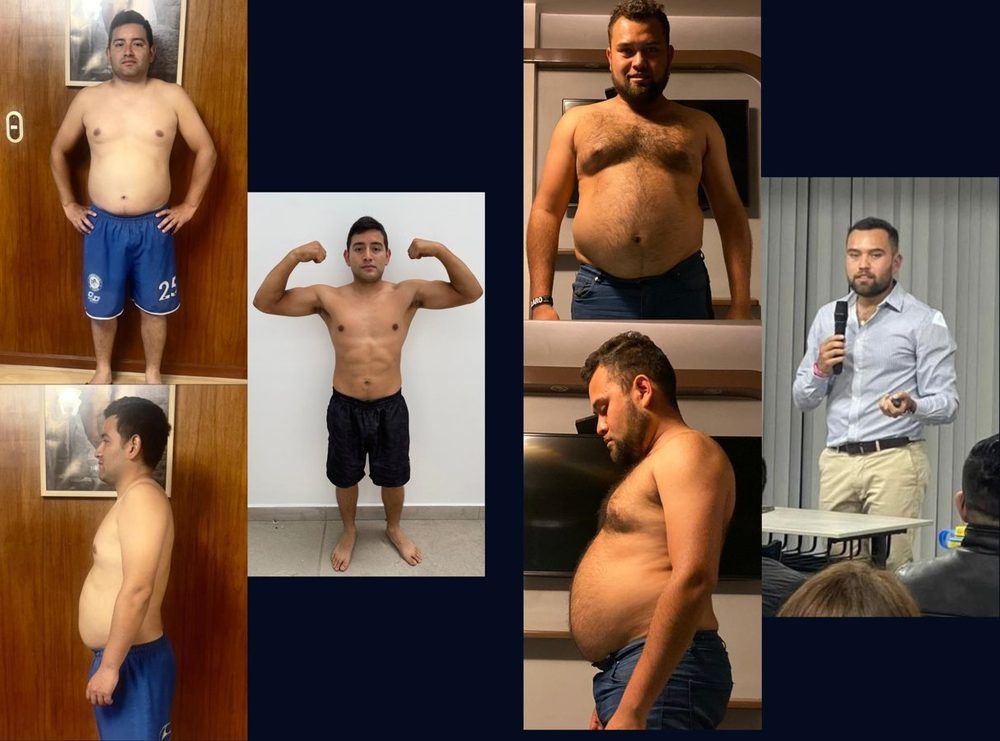 Gustavo y Sergio, antes y después