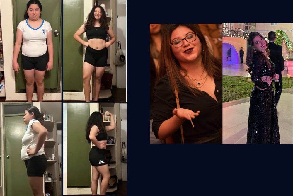 Valeria y Ursula, antes y después